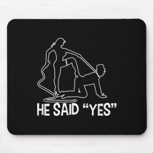 Mousepad Dito engraçado da festa de despedida de solteiro N
