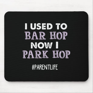 Mousepad Dito engraçado da mamãe Citação de pai Parque Vida