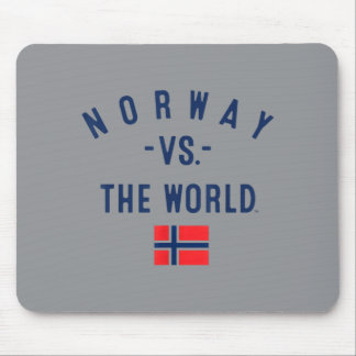 Mousepad Dito engraçado da Noruega Bandeira norueguesa Orgu