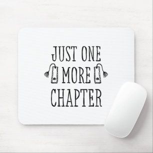 Mousepad Dito engraçado de amante de livros Só mais um capí