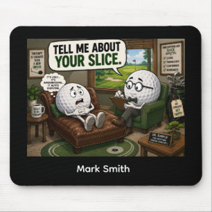 Mousepad Dito engraçado de golfe para golfista