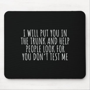 Mousepad Dito Engraçado Eu Vou Colocar Você No Caminhão Hum