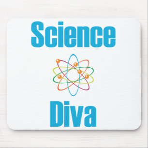 Mousepad Diva atômica da ciência