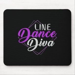 Mousepad Diva de dança Patriótica Mulheres Dançando Linha d