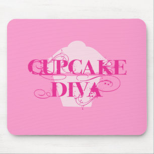 Mousepad Diva do cupcake