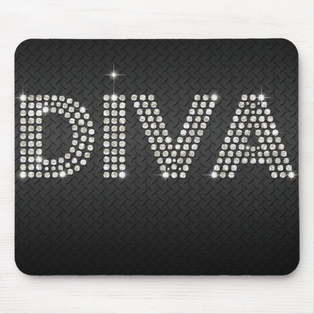 Mousepad Diva do diamante (Frente)