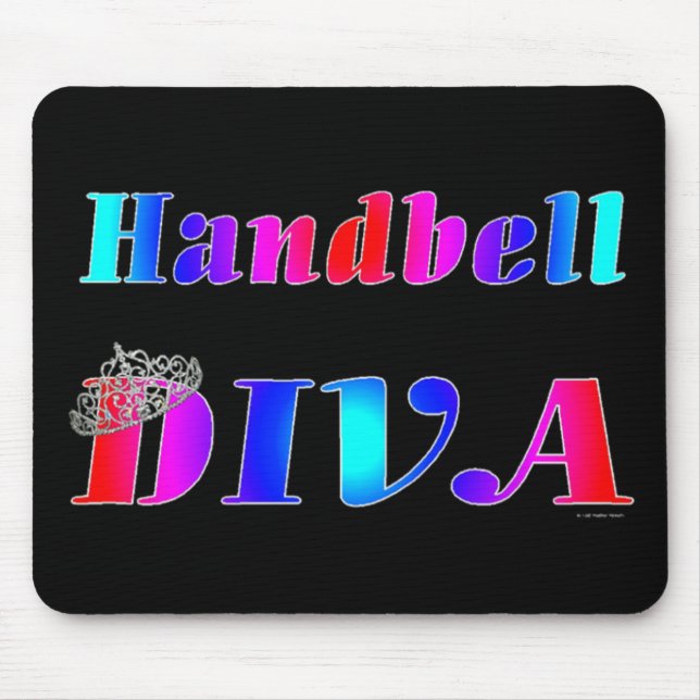 Mousepad Diva do Handbell (Frente)