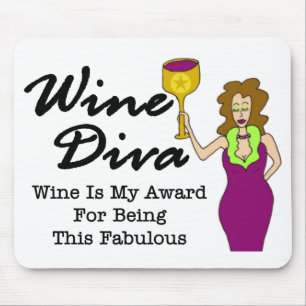 Mousepad Diva do vinho "fabulosa "