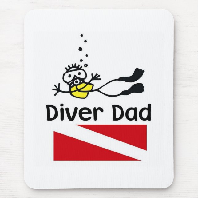 Mousepad Diver Dad (Frente)