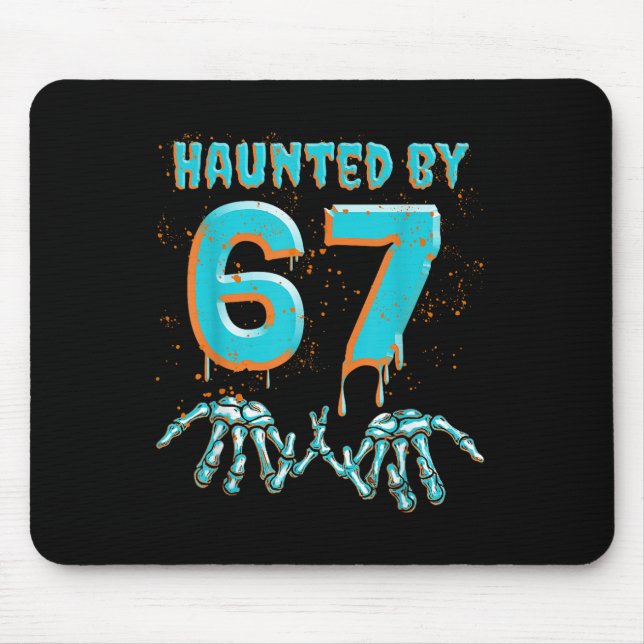 Mousepad Diversão 67 Meme Halloween Mão de Esqueleto Assomb (Frente)