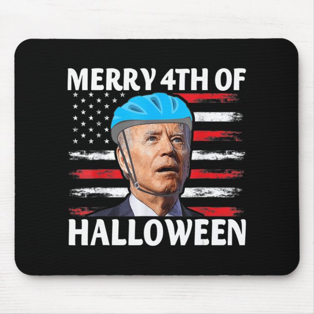 Mousepad Diversão Biden Feliz descarada a feliz moradia de  (Frente)