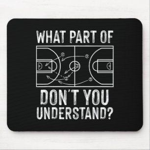 Mousepad Diversão Bysketbyll Treinador Design Mulheres Joga