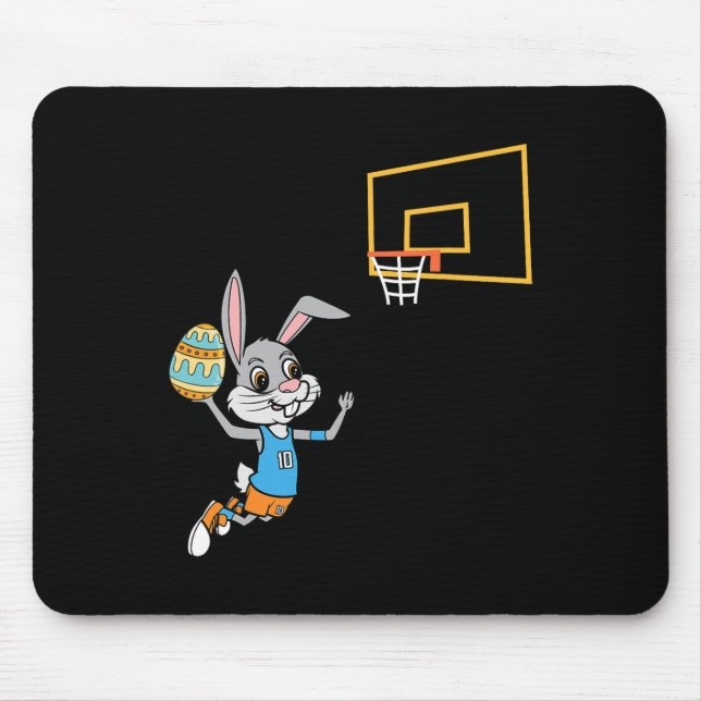 Mousepad Diversão da Páscoa de Ovo Coelhinho Dunk Páscoa de (Frente)