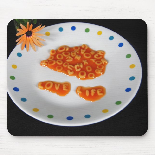 Mousepad Diversão de comida (Frente)