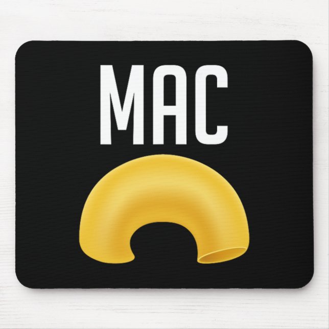 Mousepad Diversão de Macaroni e Figurino do Dia das Bruxas  (Frente)