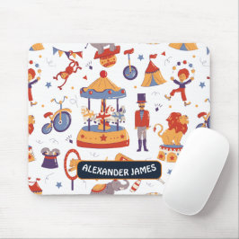 Mousepad Diversão do Carnaval Branco Crianças de Carnaval P