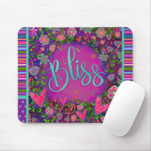 Mousepad Diversão Floral Feliz Estirpe Moderna Inspirividad
