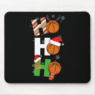 Mousepad Diversão Natal Bysketbyll Jogador de Pijamas Corre