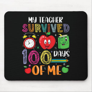 Mousepad Diversão O meu professor sobreviveu 100 dias comig