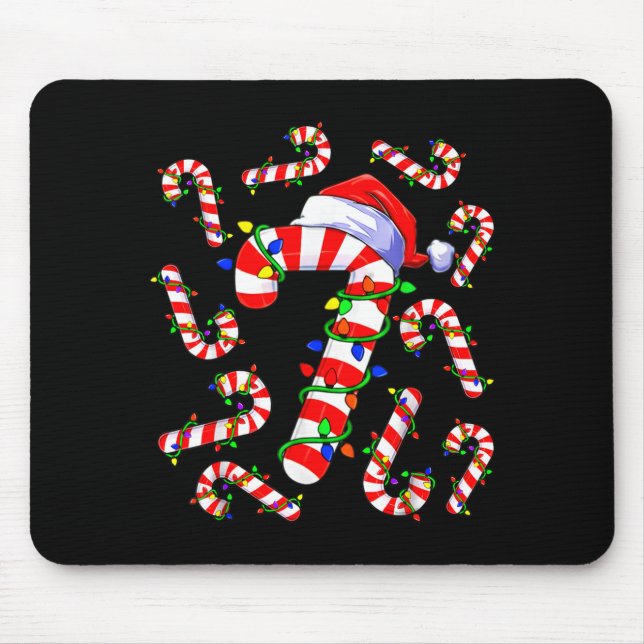 Mousepad Diversão Seis Sete 6 7 Design de Meme Casais Natal (Frente)
