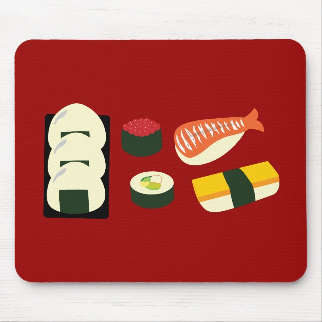 Mousepad Diversão Sushi (Frente)