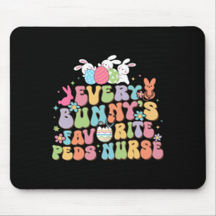 Mousepad Diversão Toda Enfermeira de Peds Favorita de Bunny