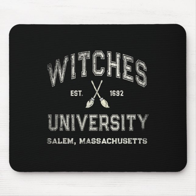 Mousepad Diversão Wiccan Witts University Salem Machusets W (Frente)