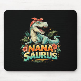 Mousepad Divertida Família Nana Nanasaurus T Rex Dinossauro
