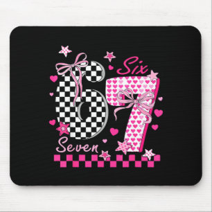 Mousepad Divertida Seis Sete Coquete 6 7 Meme Homens Mulher