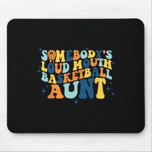 Mousepad Divertida Tia Groovy, Jogadora de Basquete Loud Mo