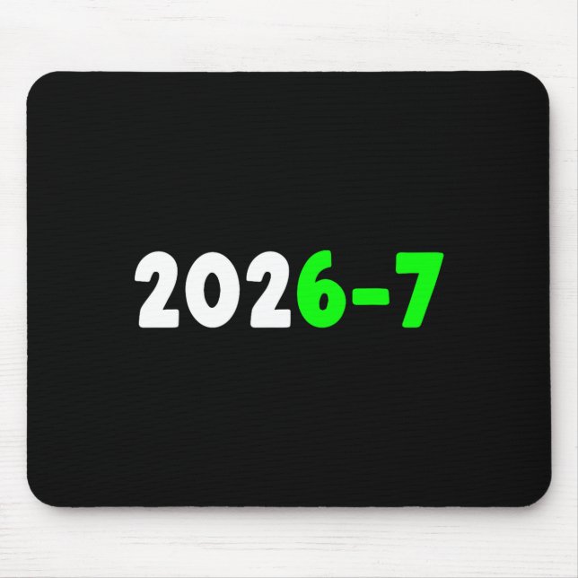 Mousepad Divertido 67 Ano Novo 2026 Gráfico  (Frente)