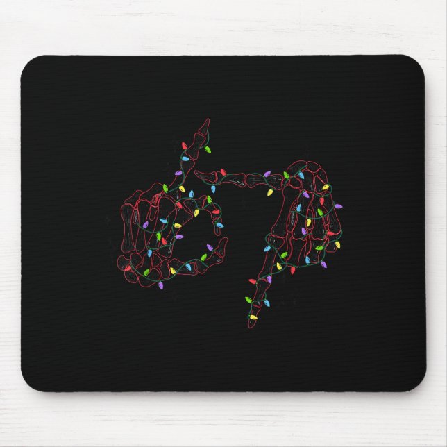 Mousepad Divertido 67 Mão Seis Sete Meme Brainrot Natal Xm (Frente)