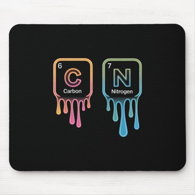 Mousepad Divertido 67 Meme Ciência Química Nerd Humor Tabel (Frente)