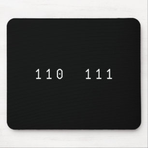 Mousepad Divertido 67 Meme Código Binário Cientista Da Comp