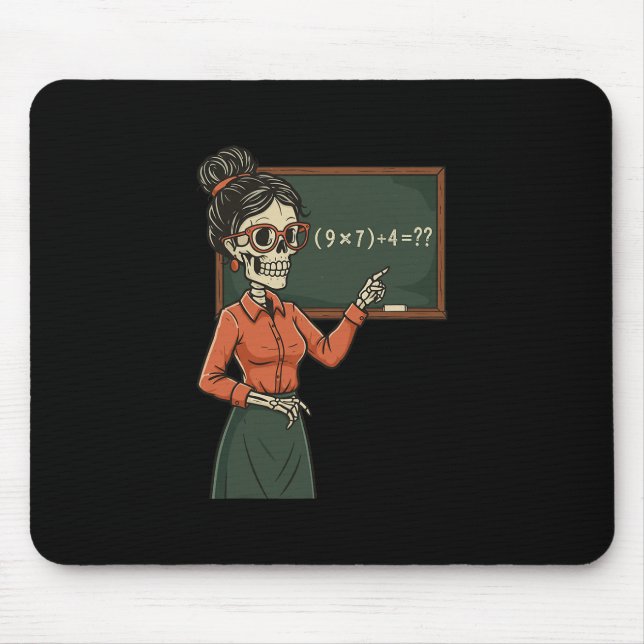 Mousepad Divertido 67 Meme Pemdas Professor de Matemática E (Frente)