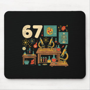Mousepad Divertido 67 Meme Professor de Ciências Alunos Sei
