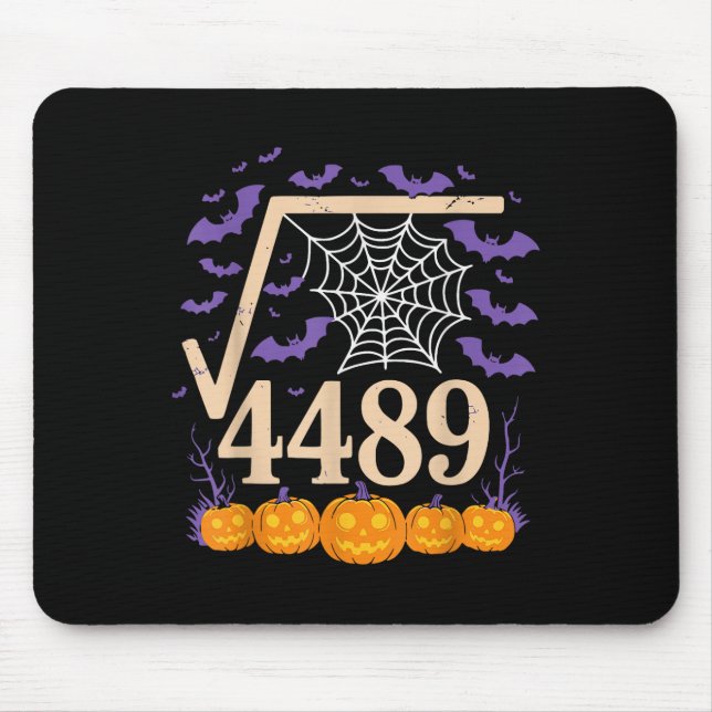 Mousepad Divertido 67 Meme Professor de Matemática 6 7 Raiz (Frente)