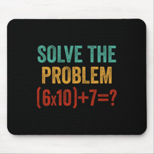 Mousepad Divertido 67 Meme Seis Sete 6 7 Professor de Matem