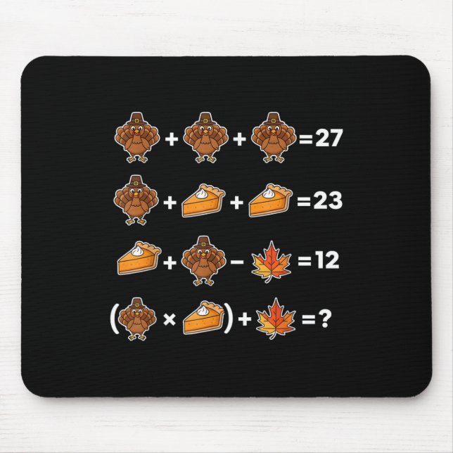 Mousepad Divertido 67 Memethanksgiving Professor de Matemát (Frente)