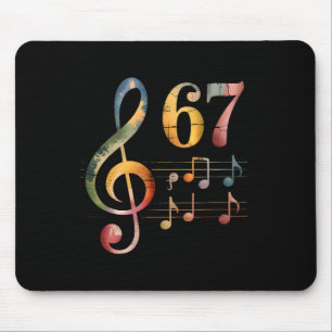 Mousepad Divertido 67 Música Meme Gíria Seis Sete Professor