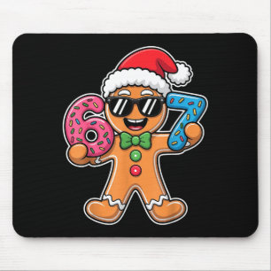 Mousepad Divertido 67 Natal Seis Sete Meme Xmas Bolo de Gen