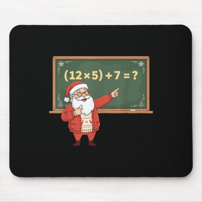 Mousepad Divertido 67 Seis Sete Professor de Matemática Nat (Frente)