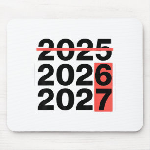 Mousepad Divertido 6 7 Festa Feliz Ano Novo 2026 2027 67 Me