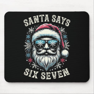 Mousepad Divertido 6-7 Meme Natal Papai Noel Seis Sete Rota