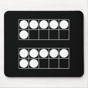 Mousepad Divertido 6 7 Número Professores Alunos Seis Sete