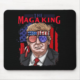 Mousepad Divertido Donald Trump Ultra Maga King em julho do
