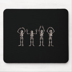 Mousepad Divertido Esqueleto Apaixonado Pelo Estado De O-h-