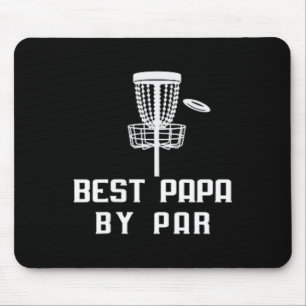 Mousepad Divertido Melhor Papai Par Disc Golf Dia dos Pais