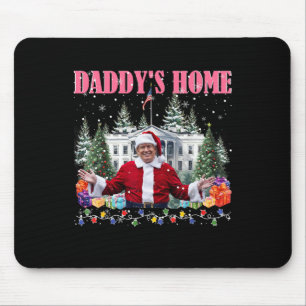 Mousepad Divertido Papai Está em Casa Trump Rosa 2024 Leve