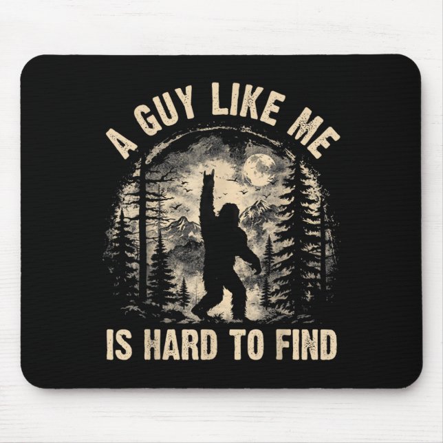 Mousepad Divertido Pé Grande Rock Um Cara Como É Difícil de (Frente)